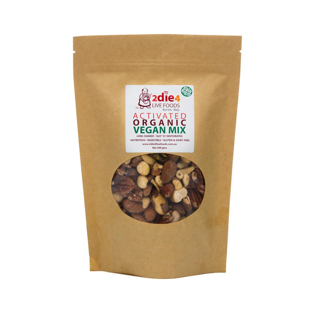 2Die4 Live Foods Organic Activated Mixed Nuts Vegan