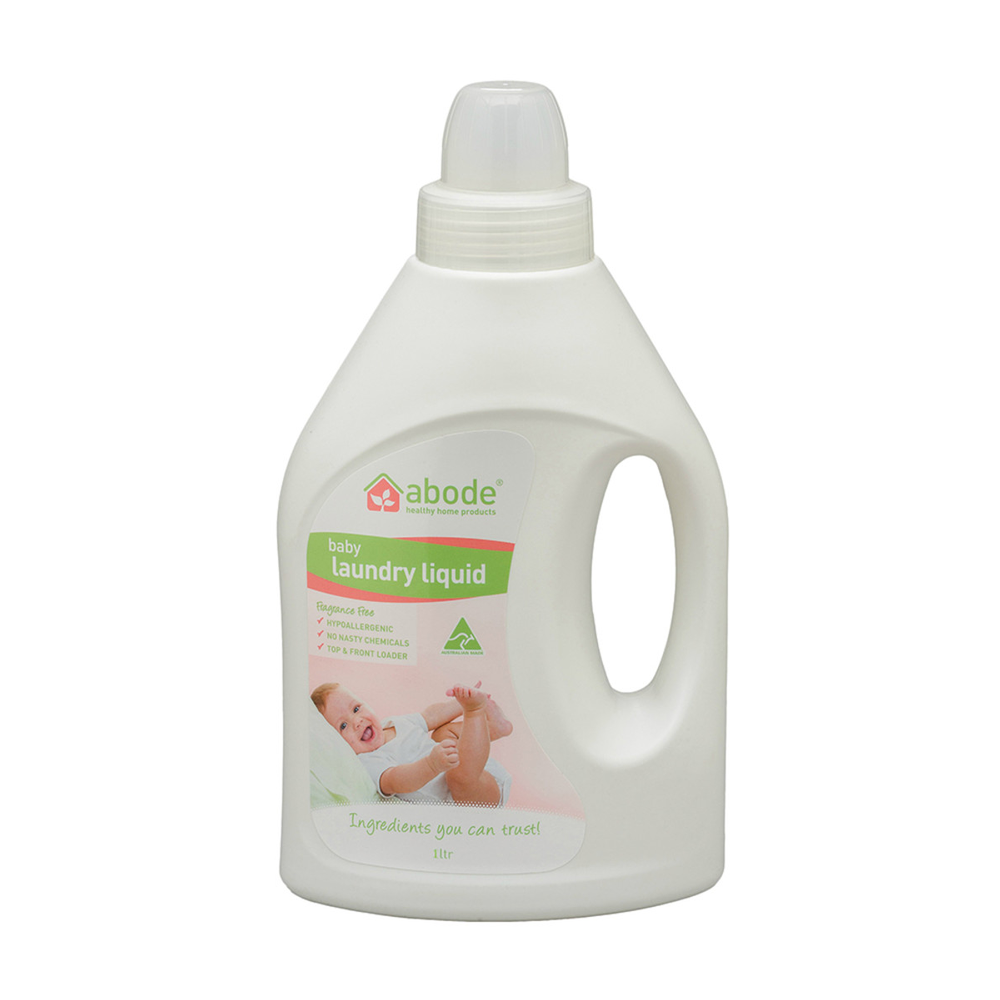 Abode Laundry Liquid (Front & Top Loader) Baby (Fragrance Free)