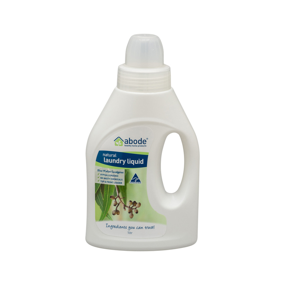 Abode Laundry Liquid (Front & Top Loader) Blue Mallee Eucalyptus