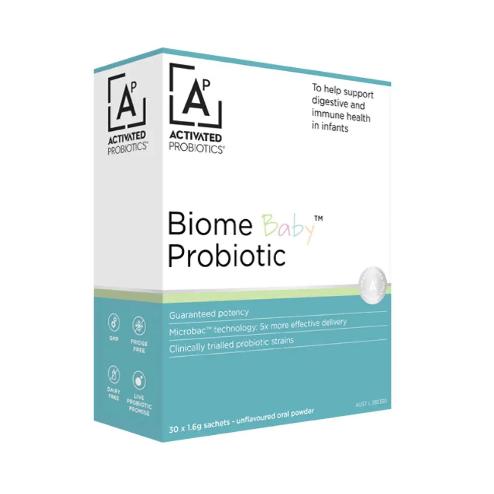 Activated Probiotics Biome Baby Probiotic Unflavoured (Sachets 1.6g)