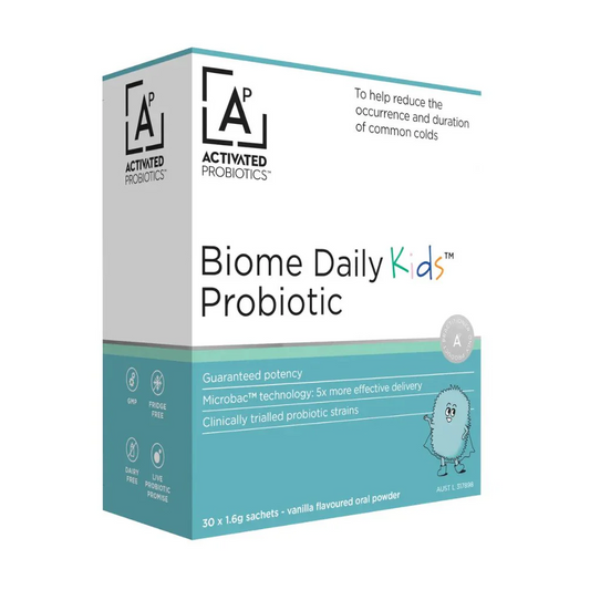 Activated Probiotics Biome Daily Kids Probiotic Vanilla (Sachets 1.6g)