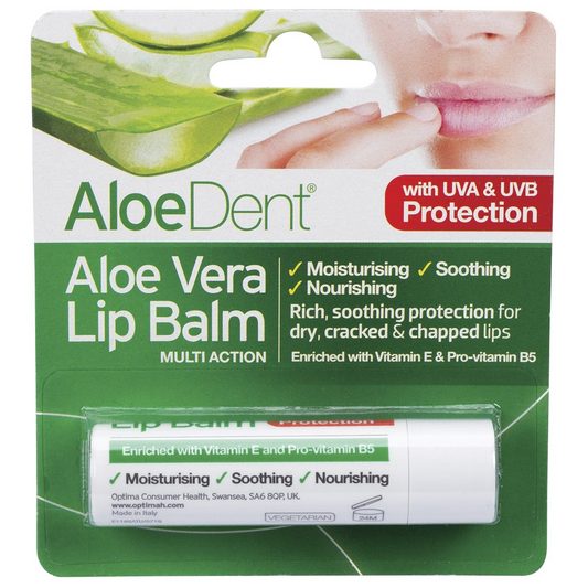 Aloe Dent Aloe Dent Lip Balm Aloe Vera with Tea Tree & Lysine