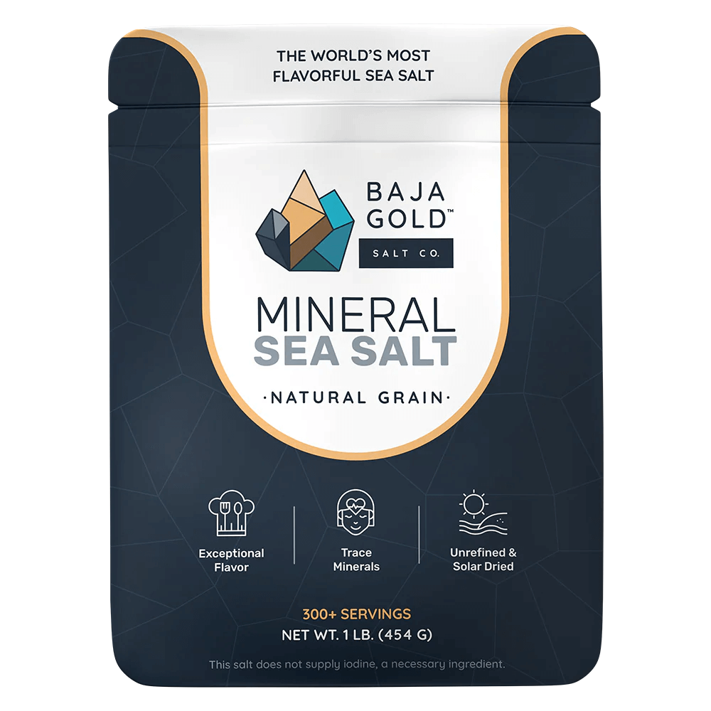Baja Gold Salt Co Mineral Sea Salt Natural Grain