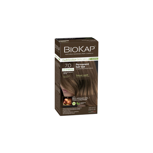 BioKap Nutricolor Delicato Rapid 7.0 Natural Medium Blond