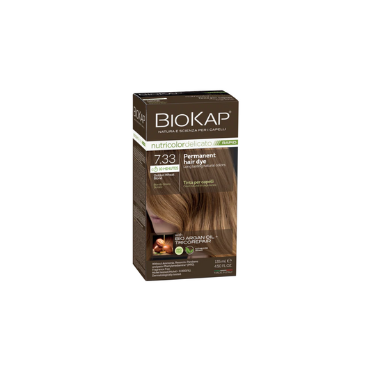 BioKap Nutricolor Delicato Rapid 7.33 Golden Wheat Blond