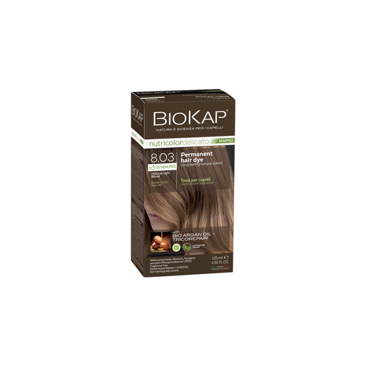 BioKap Nutricolor Delicato Rapid 8.03 Natural Light Blond