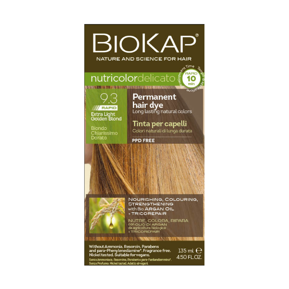 BioKap Nutricolor Delicato Rapid 9.3 Extra Light Golden Blond