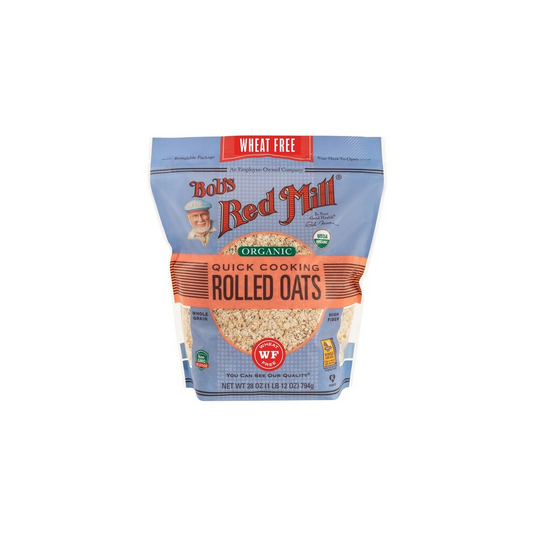Bob's Red Mill Organic Quick Cooking Rolled Oats Pure Wheat Free
