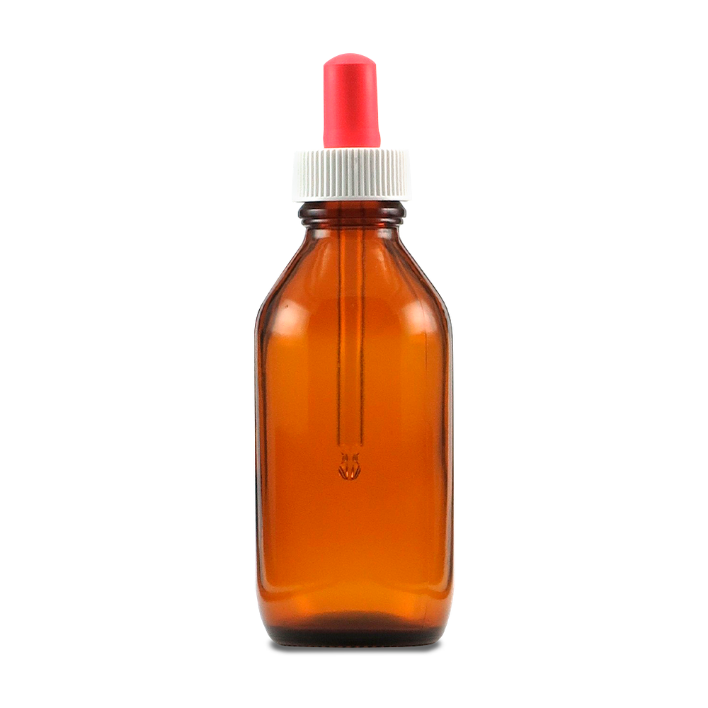 Bottles & Jars Amber Glass Bottle & Dropper