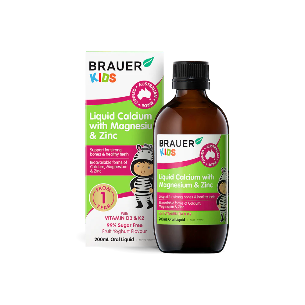 Brauer Baby & Kids Liquid Calcium, Magnesium & Zinc