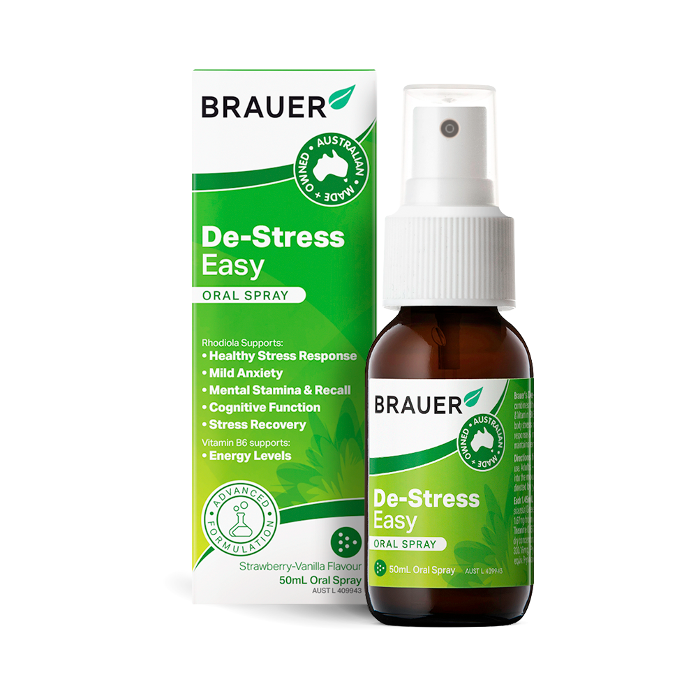 Brauer De-Stress Easy Oral Spray Strawberry-Vanilla