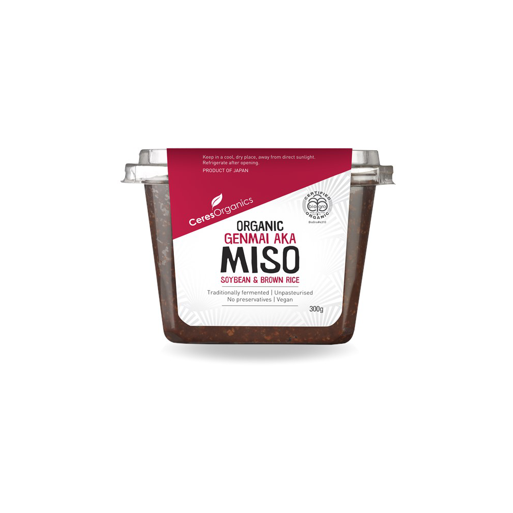 Ceres Organics Miso Brown Rice Red (Genmai Aka) Tub
