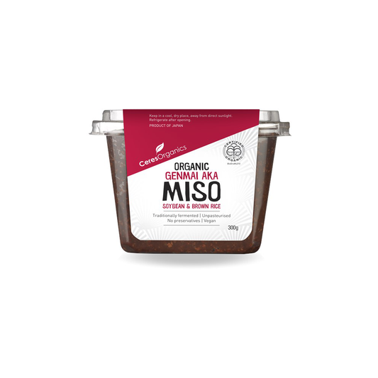 Ceres Organics Miso Brown Rice Red (Genmai Aka) Tub