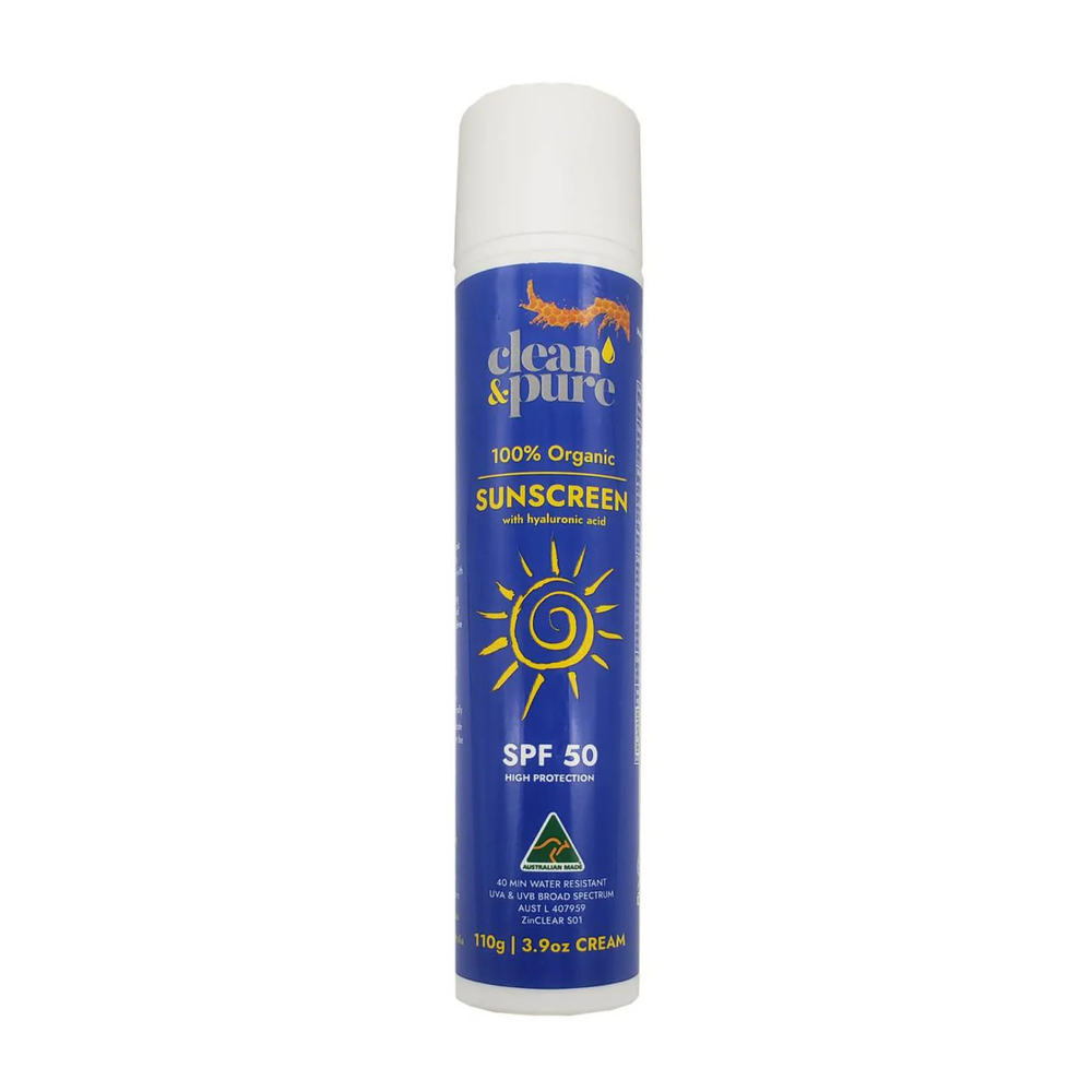 Clean & Pure 100% Organic Hydrating SPF50 Sunscreen