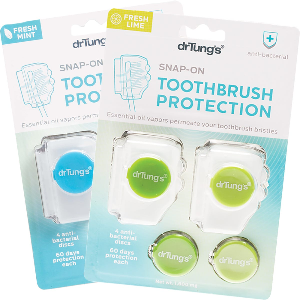 Dr Tung's Toothbrush Protection with 2 Refills