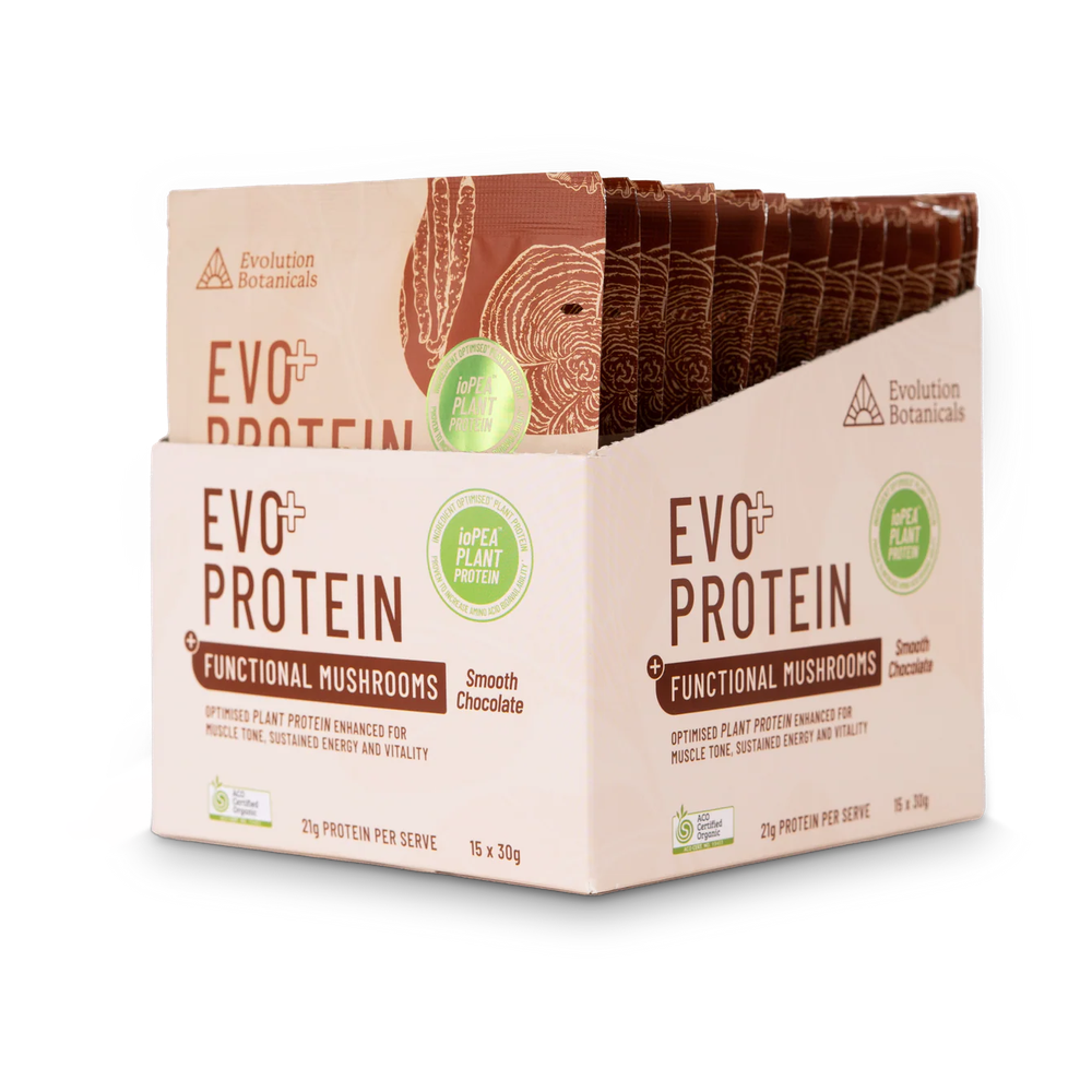 Evolution Botanicals Evo Protein + Functional Mushrooms (30g Sachet)