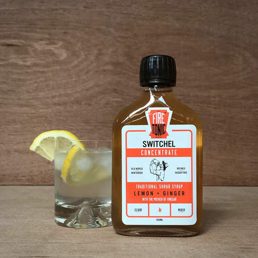 Fire Tonic Switchel Concentrate Lemon & Ginger Shrub Syrup