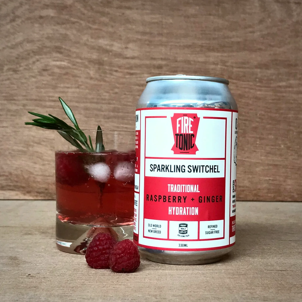 Fire Tonic Traditional Switchel Raspberry & Ginger