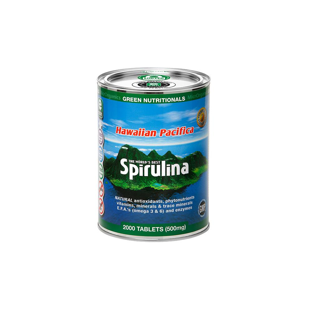 Green Nutritionals Hawaiian Pacifica Spirulina T
