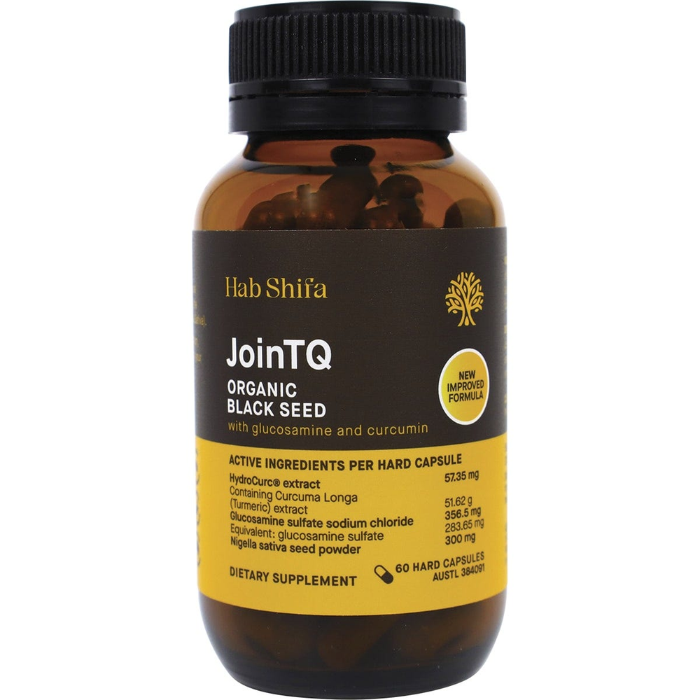 Hab Shifa JoinTQ+ Organic Black Seed Oil with Glucosamine & Curcumin