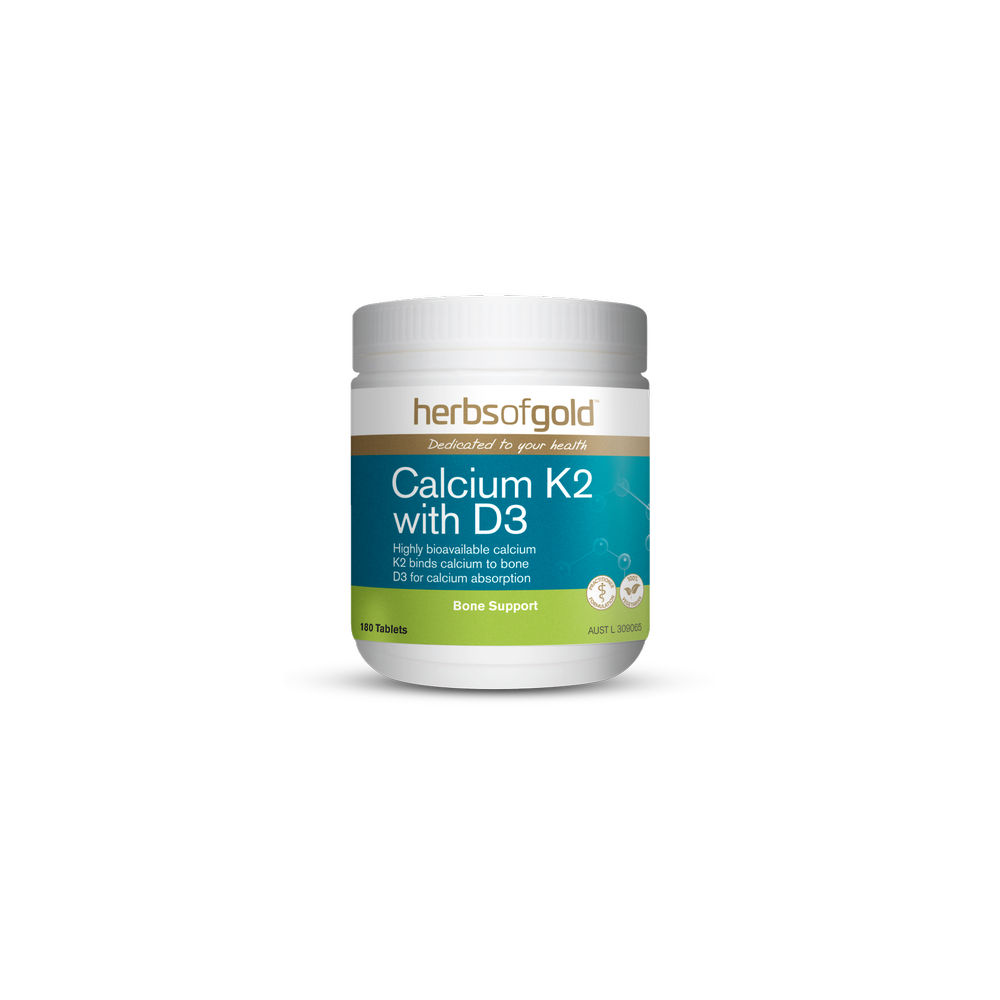 Herbs of Gold Calcium K2 with D3
