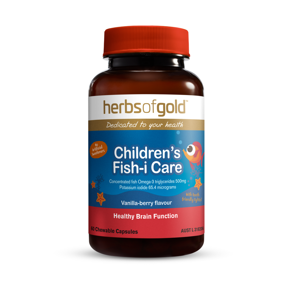 Herbs of Gold Children's Fish-I Care Chewable