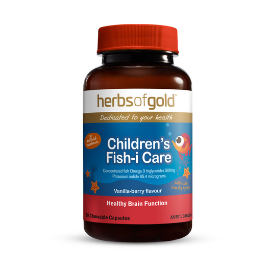 Herbs of Gold Children's Fish-I Care Chewable