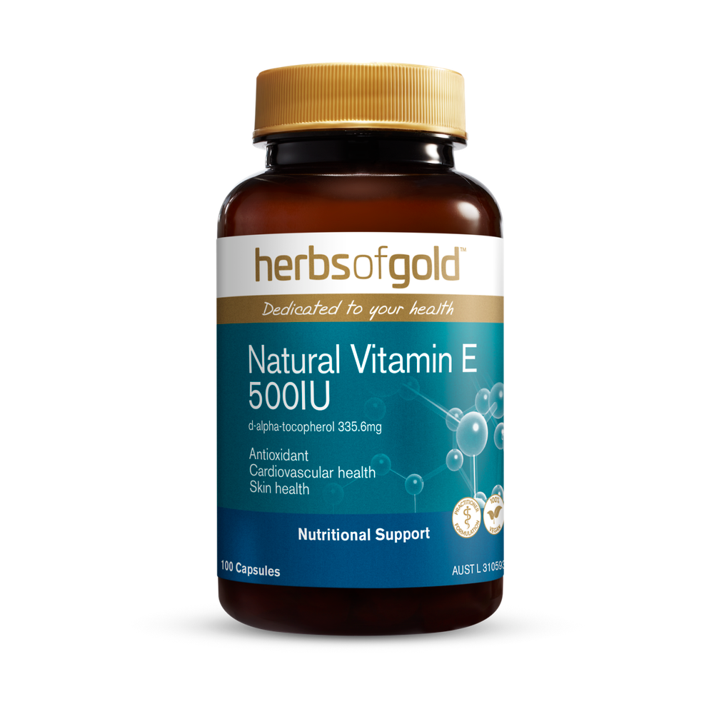 Herbs of Gold Natural Vitamin E 500iu
