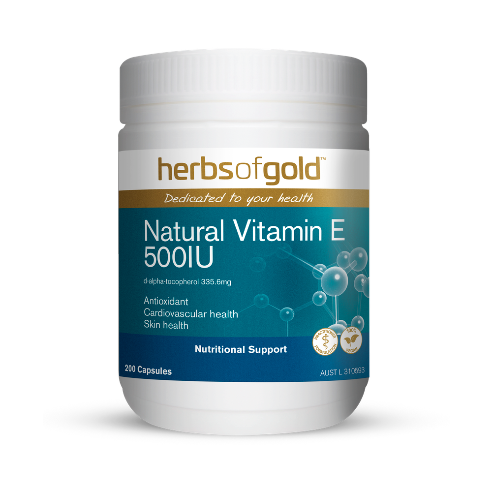 Herbs of Gold Natural Vitamin E 500iu