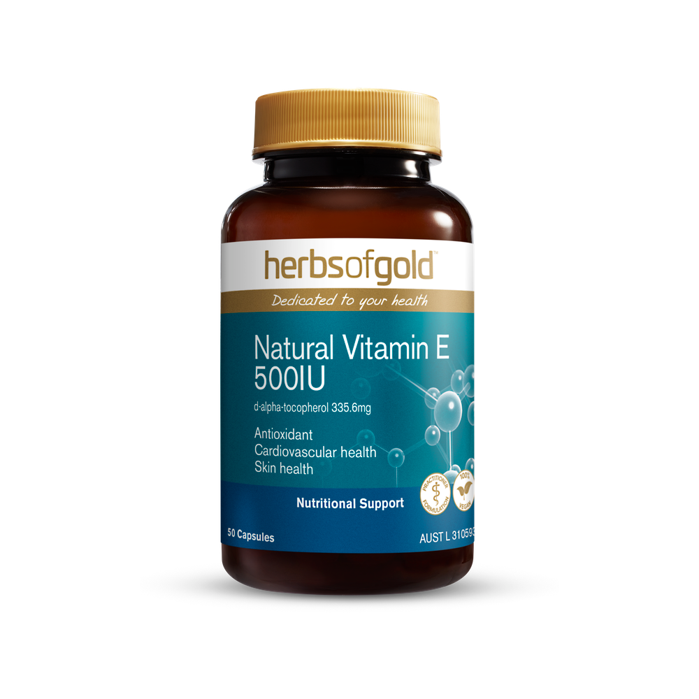 Herbs of Gold Natural Vitamin E 500iu