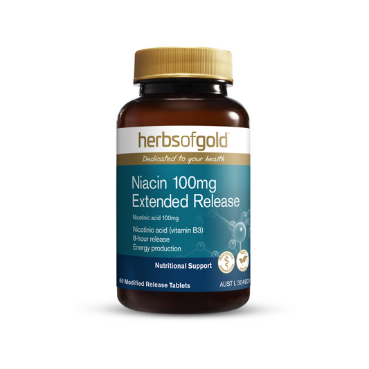 Herbs of Gold Niacin 100mg Extended Release