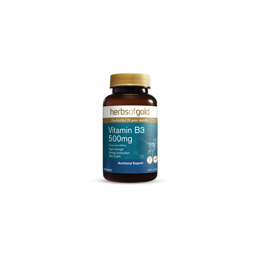 Herbs of Gold Vitamin B3 500mg