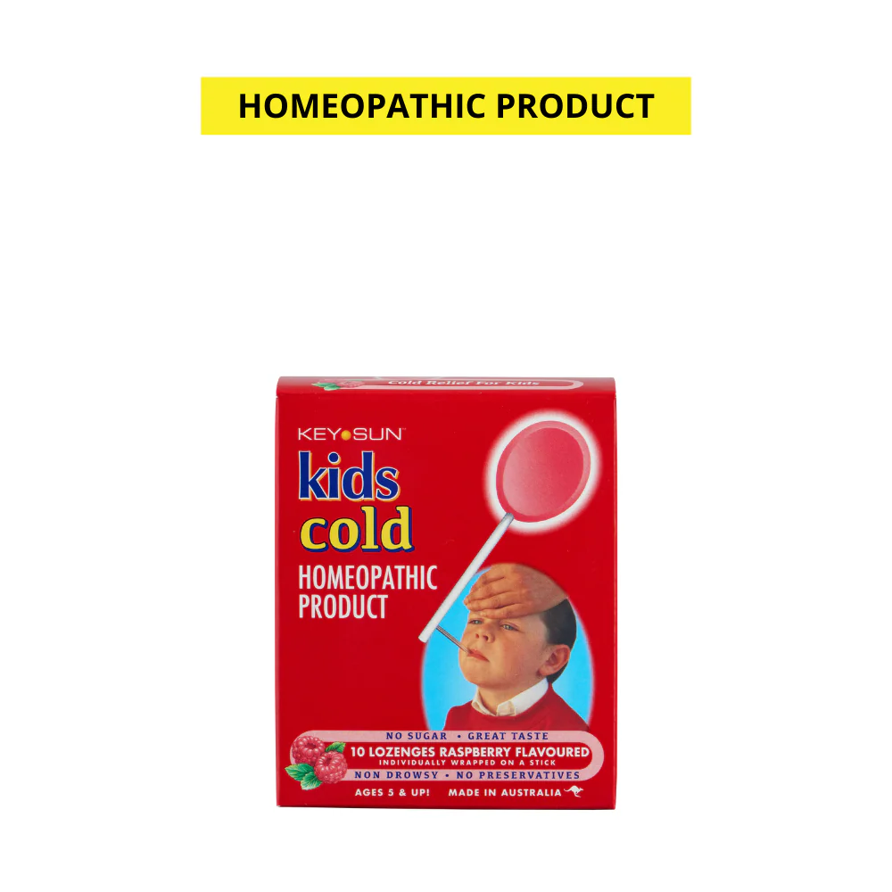 Key Sun Kids Lollipops Cold Raspberry