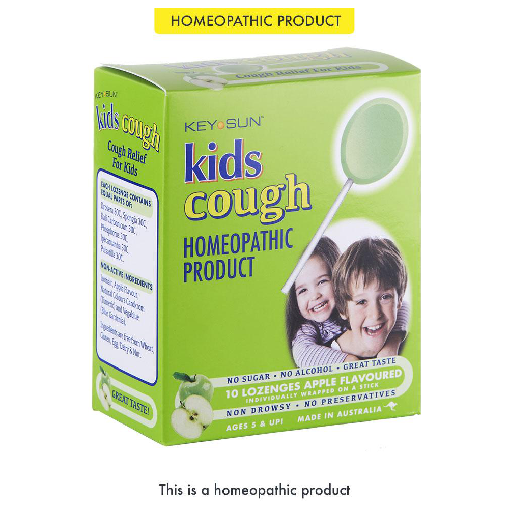 Key Sun Kids Lollipops Cough Apple