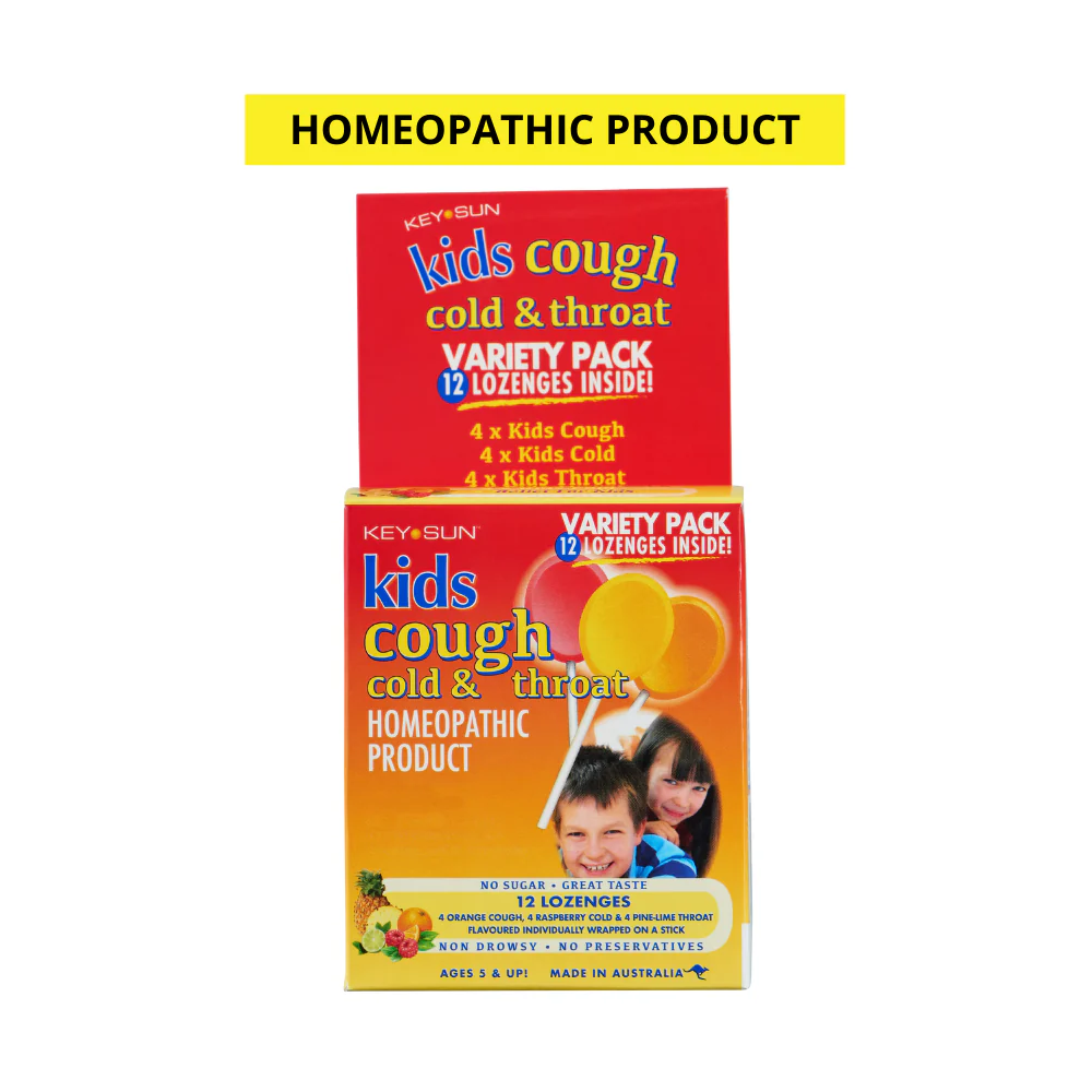 Key Sun Kids Lollipops Cough Cold & Throat Variety
