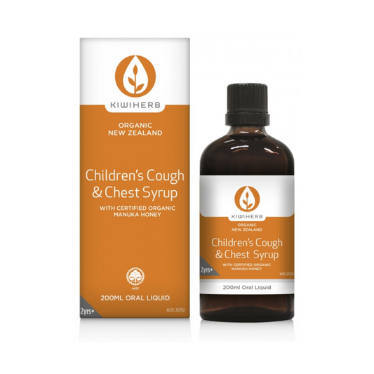 KiwiHerb Children's Organic Cough Syrup Oral Liquid