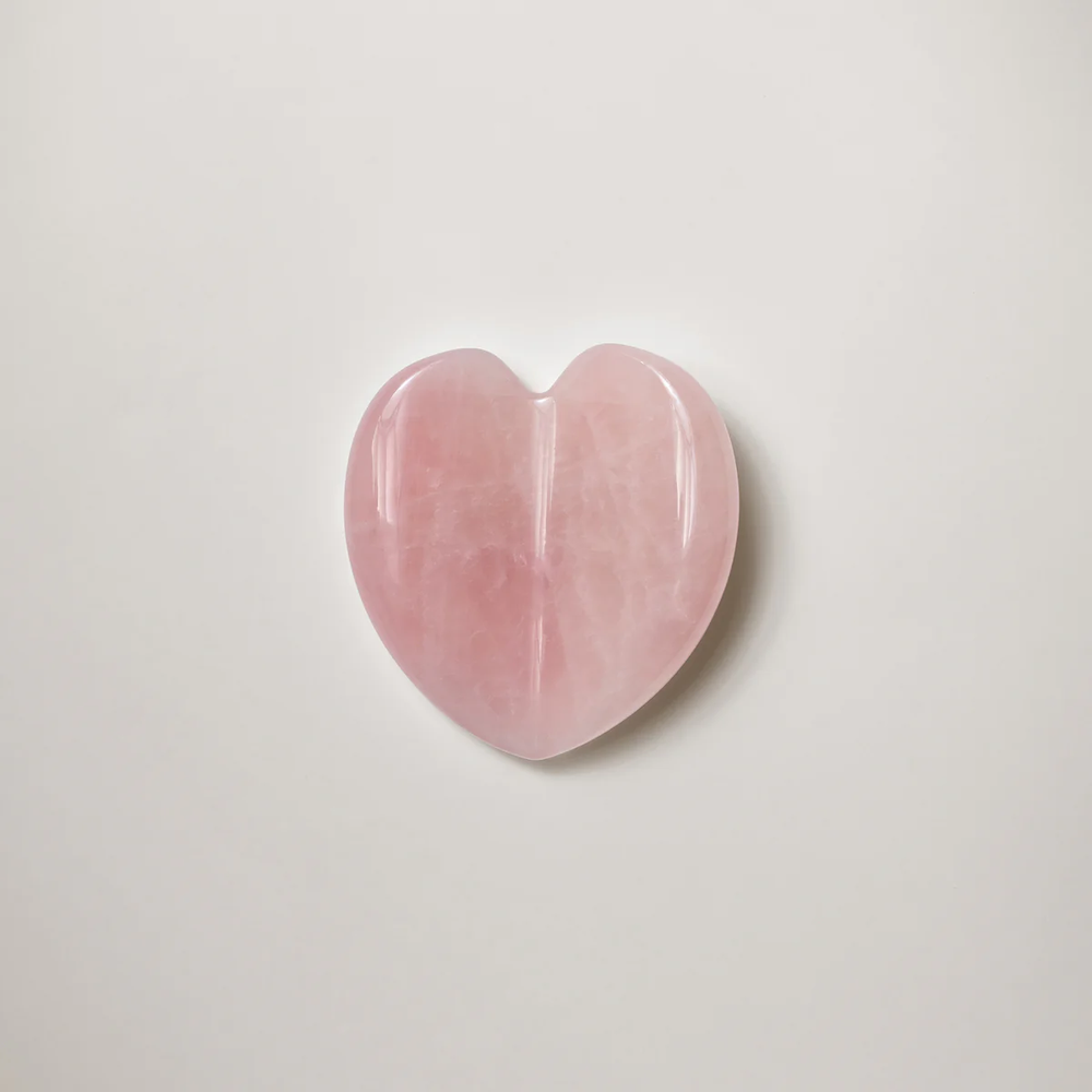 Kora Organics Rose Quartz Heart Facial Sculptor