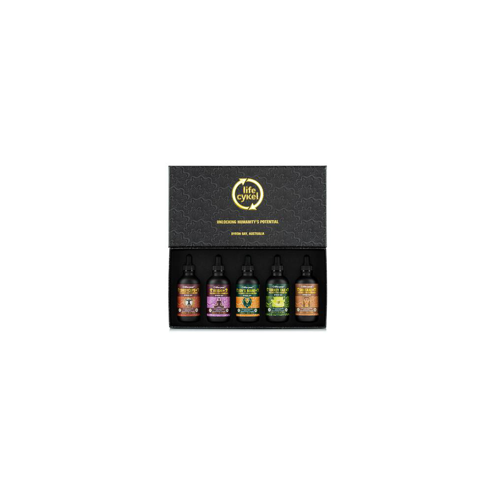 Life Cykel Biohacker Set of 5 Mushroom Extracts