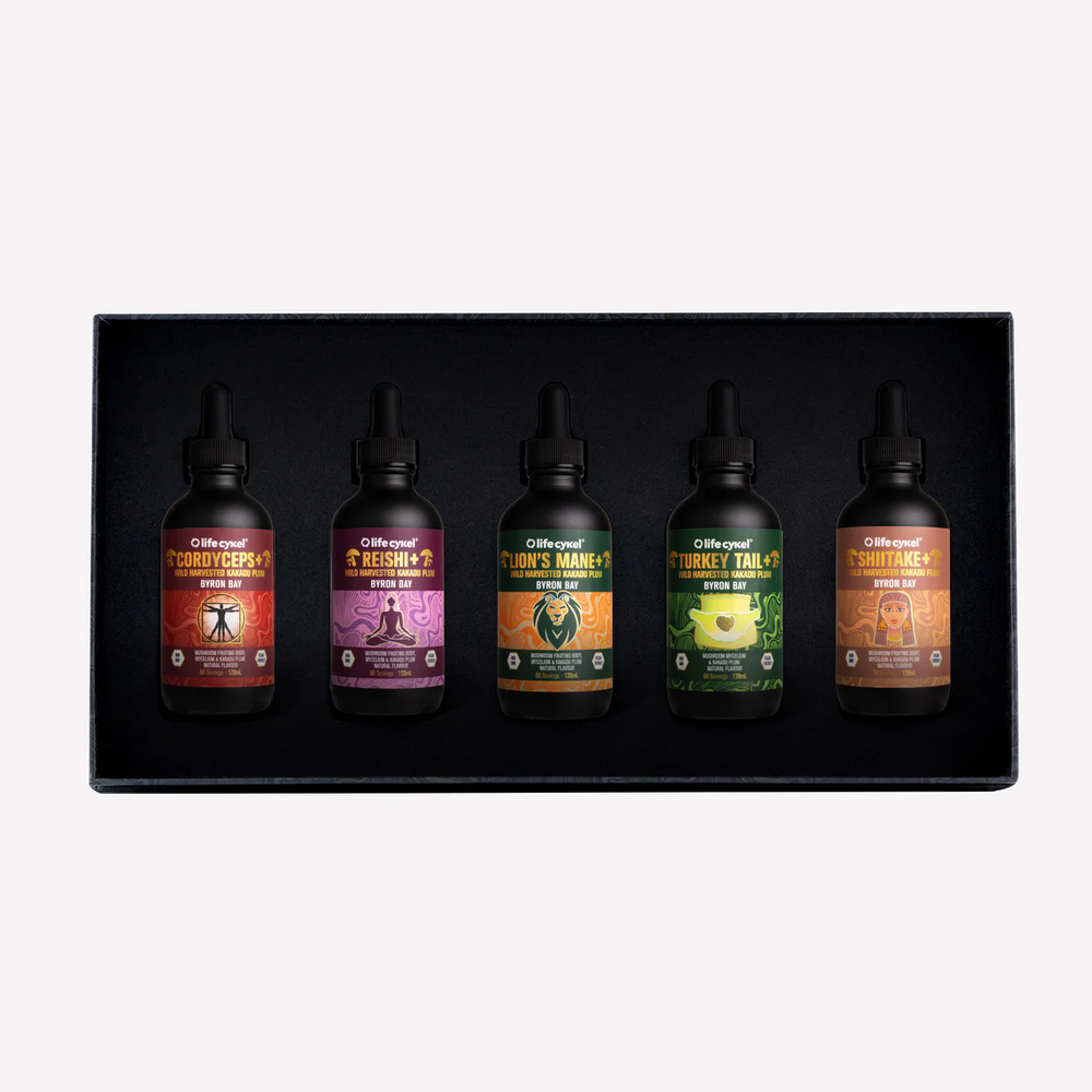 Life Cykel Biohacker Set of 5 Mushroom Extracts