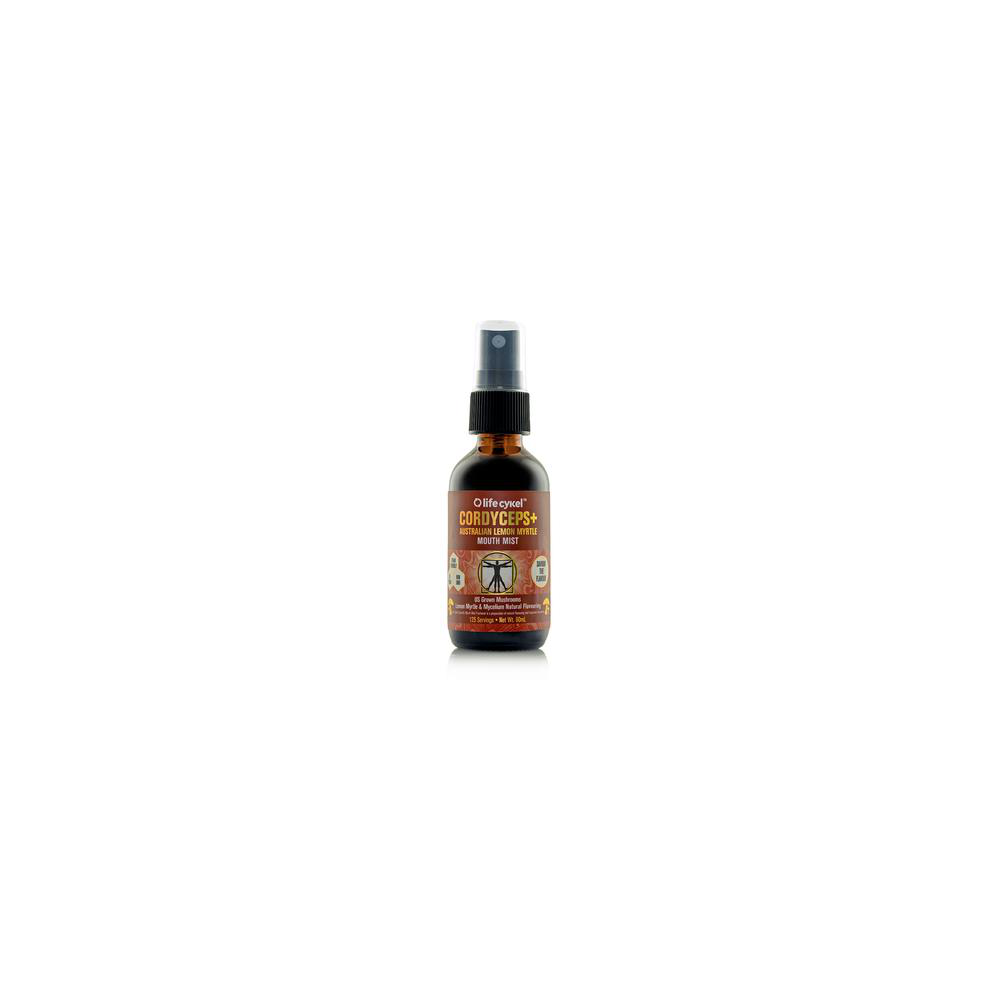Life Cykel Mouth Mist Cordyceps Lemon Myrtle