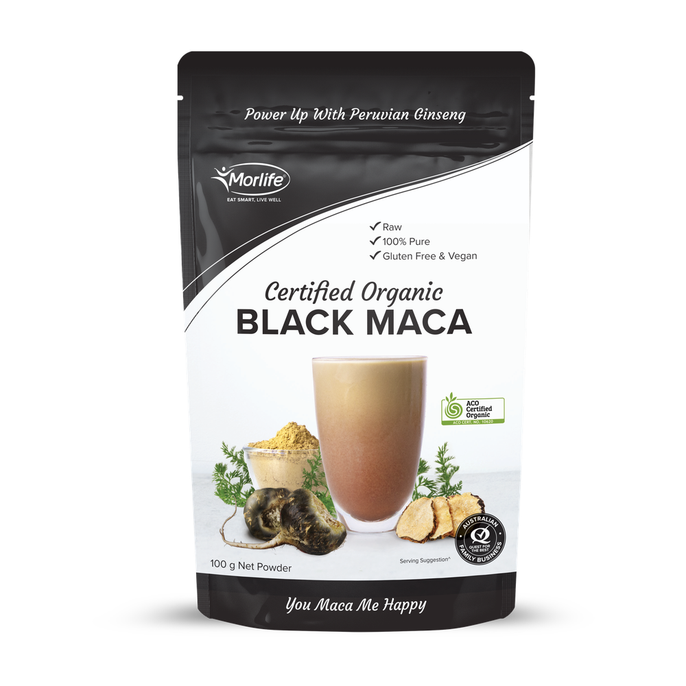 Morlife Maca Black Powder Certified Organic