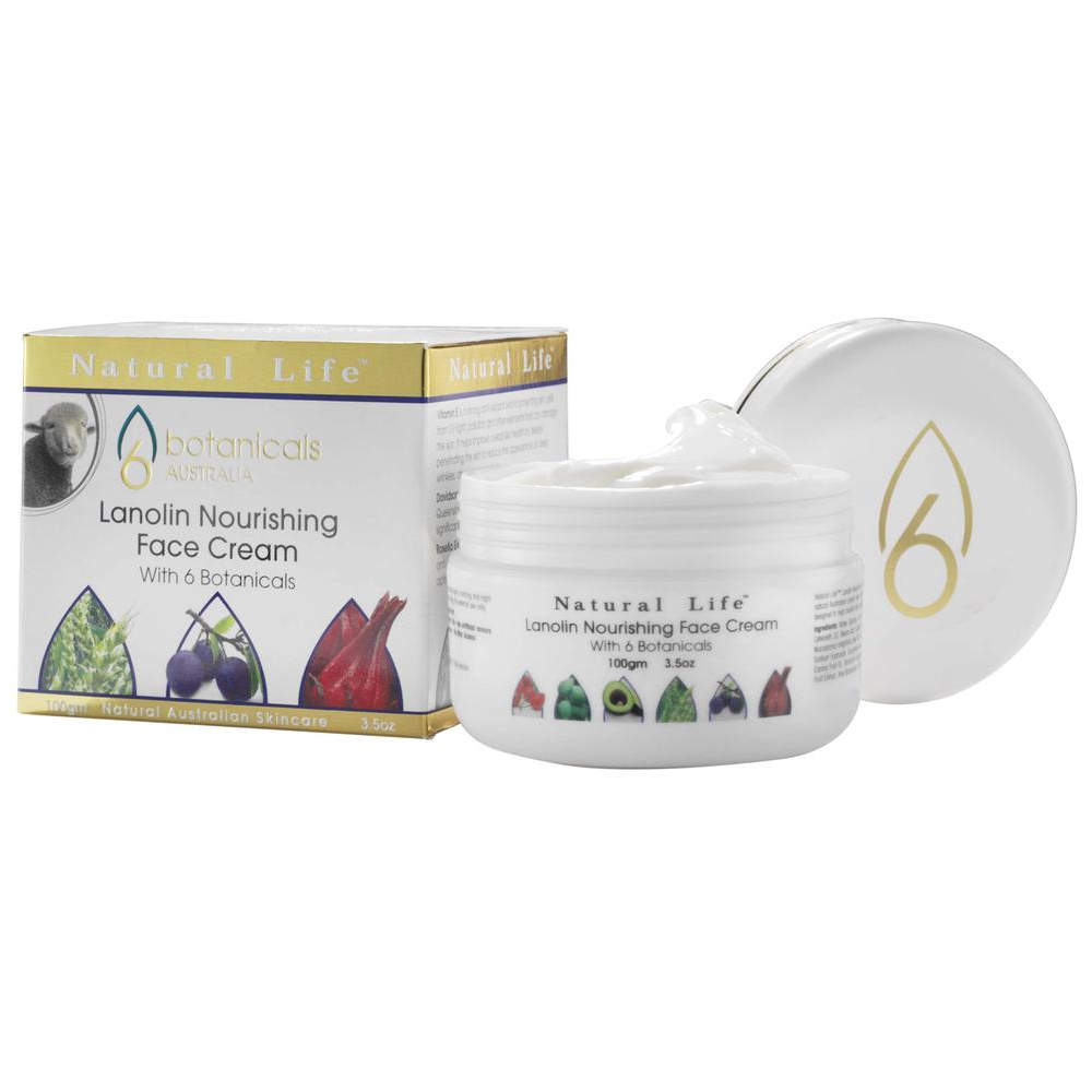 Natural Life 6 Botanicals Lanolin Nourishing Face Cream