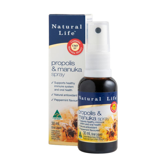 Natural Life Propolis & Manuka Honey Spray 20%