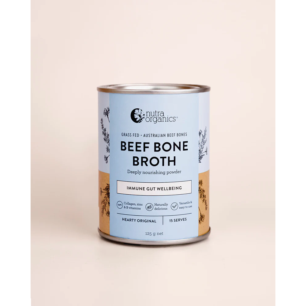 NutraOrganics Beef Bone Broth Powder Hearty Original