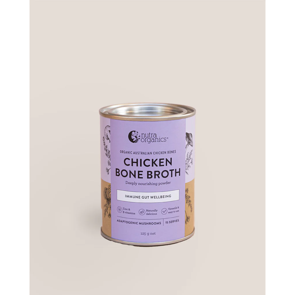 NutraOrganics Chicken Bone Broth Powder Adaptogenic Mushroom