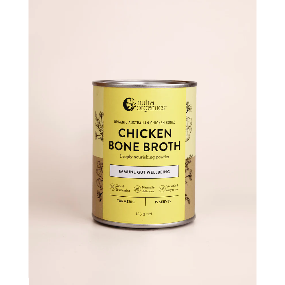 NutraOrganics Chicken Bone Broth Powder Turmeric