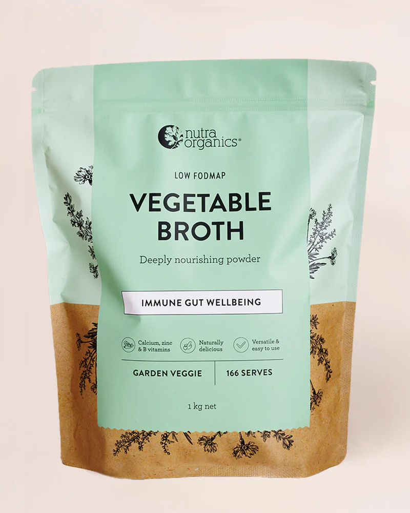 NutraOrganics Vegetable Broth Powder Garden Veggie