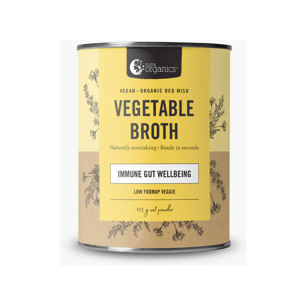 NutraOrganics Vegetable Broth Powder Low Fodmap Veggie