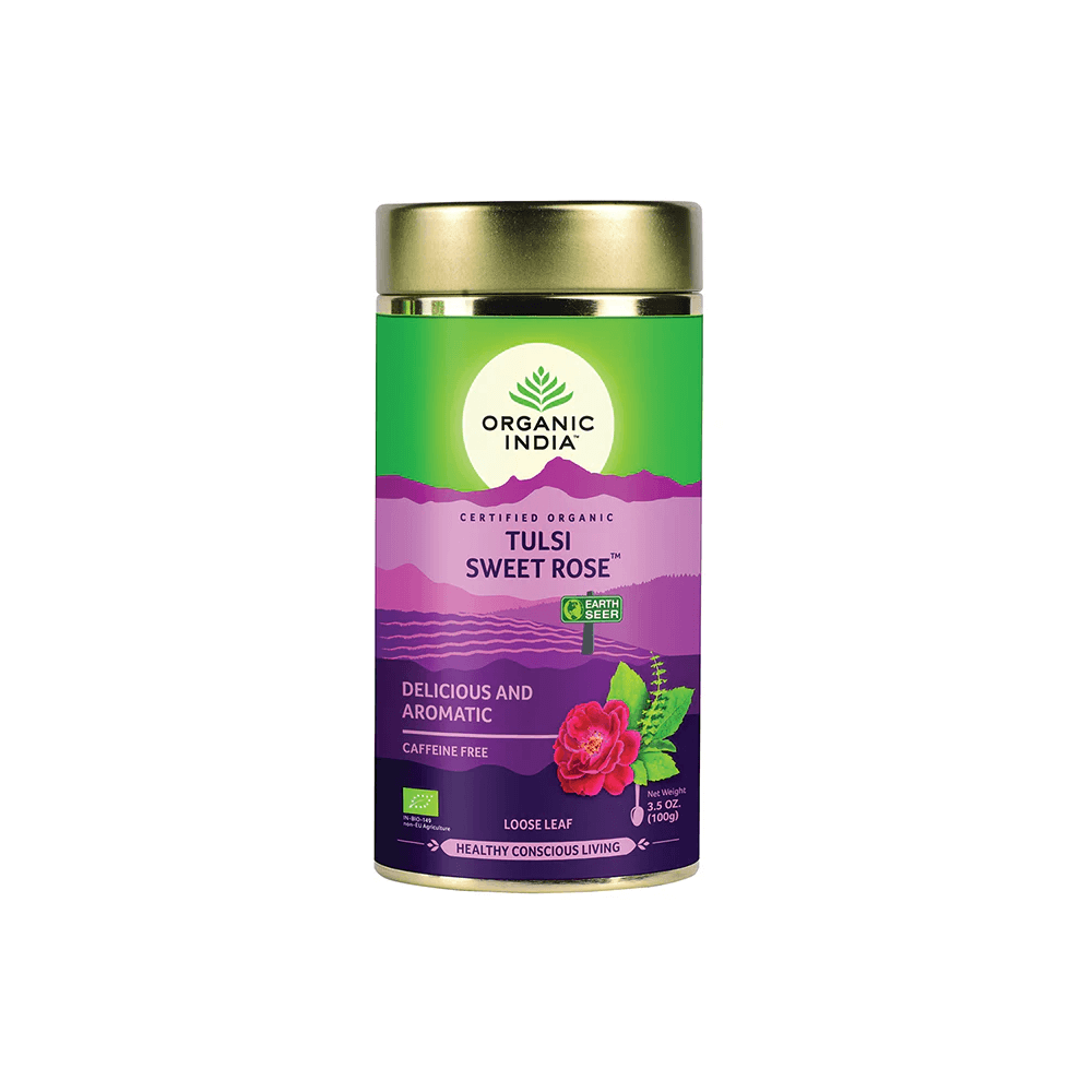 Organic India Tulsi Sweet Rose Loose Leaf