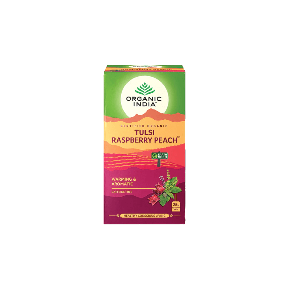 Organic India Tulsi Raspberry Peach